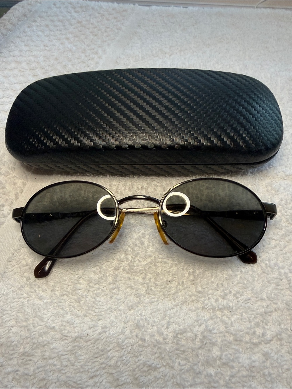 Persol Unisex Singlasses, Polarized 2038-S 601/31, 49-20-145 Thin Roman Sword